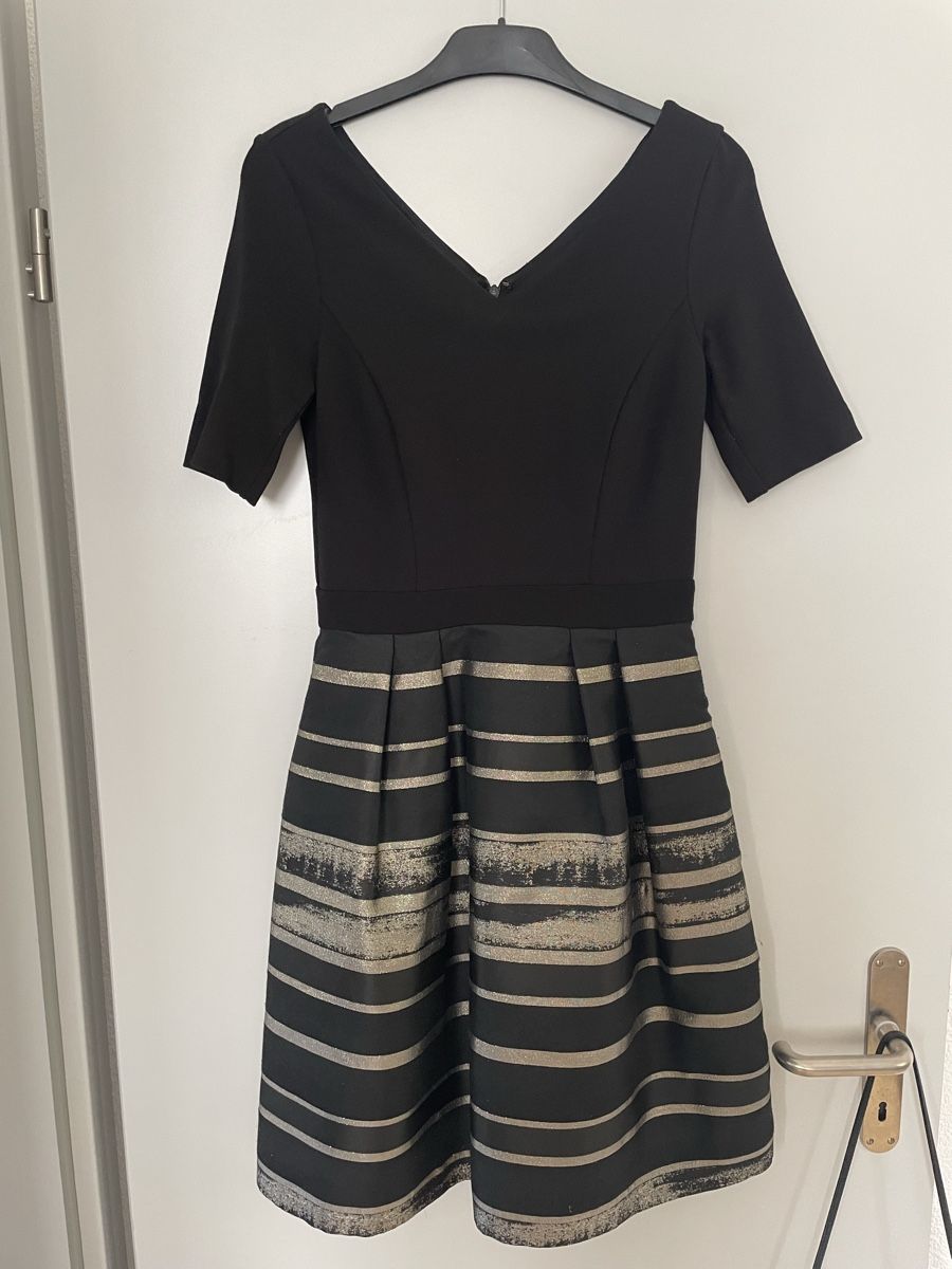 Esprit Vestiti: Esprit Kleid Schwarz Gold – Nuovo (secondo la descrizione) da Full-Reuenthal venduto da Mimi_1986 1
