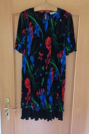Plissée Cocktailkleid Gr 40