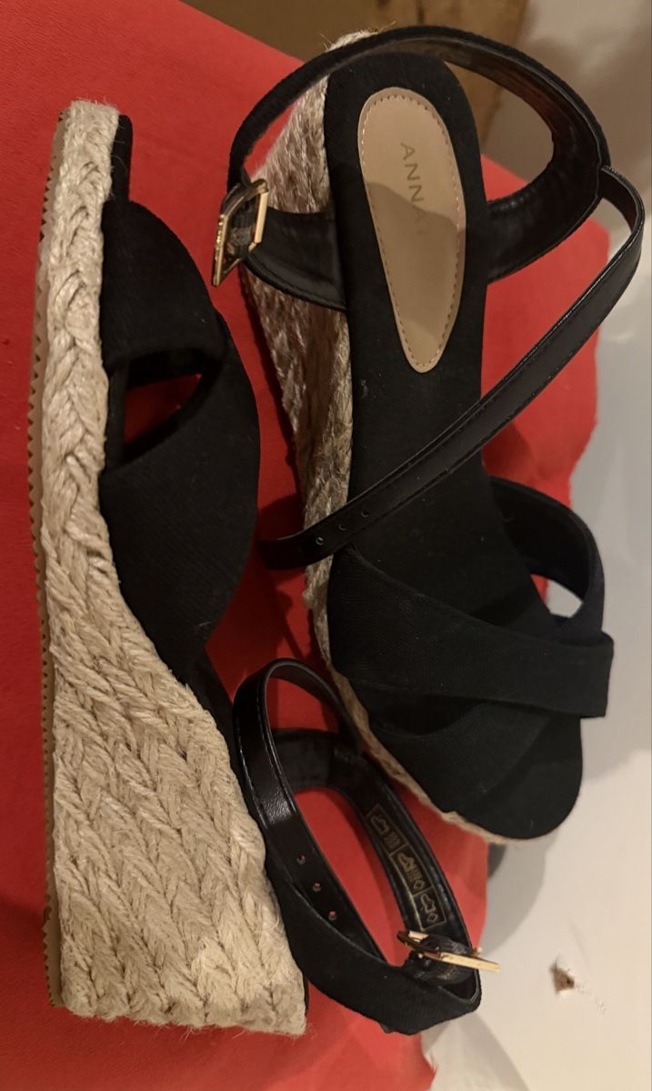 Anna Field Scarpe da donna: Sandales compensées Anna Field noires, 39 – Nuovo (secondo la descrizione) da Grolley venduto da Vale82 4