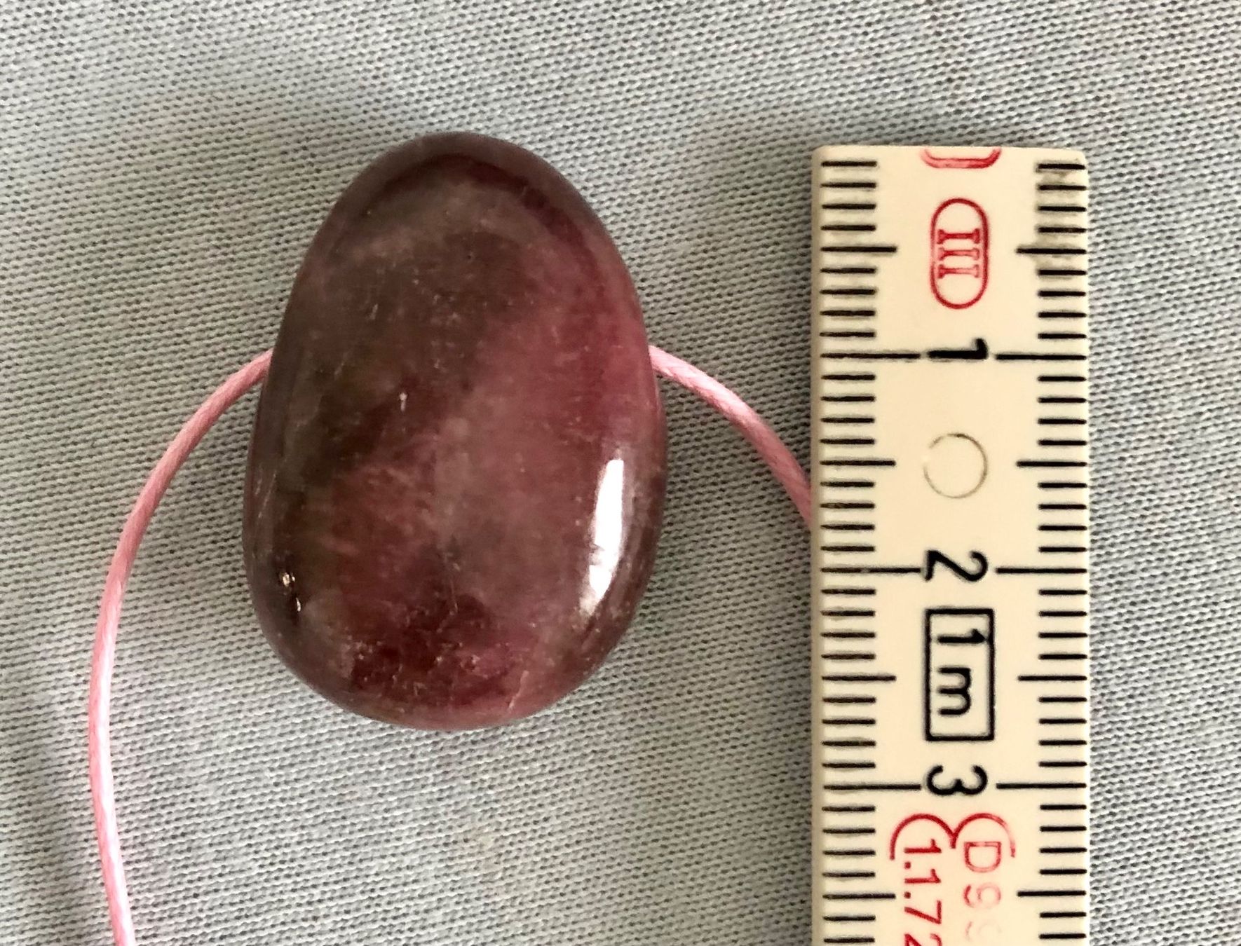 Catenine: Collier avec pierre de rhodonite – Usato da Le Crêt-p-Semsales venduto da staglione69 4