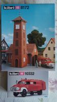 Set Neu Kibri H0 8172 Feuerwache inkl. Fahrzeug, Merten 2509