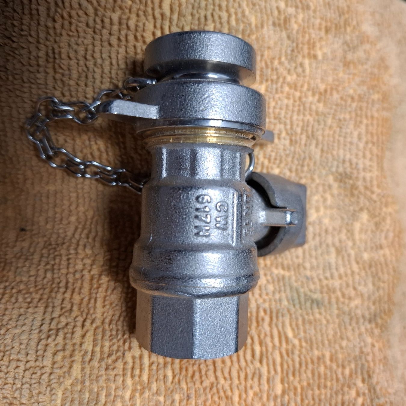 Armaturen: Kugelhahn Edelstahl 3/4" mit Schlauchanschluss – Neu und originalverpackt aus Adligenswil von Exnovo