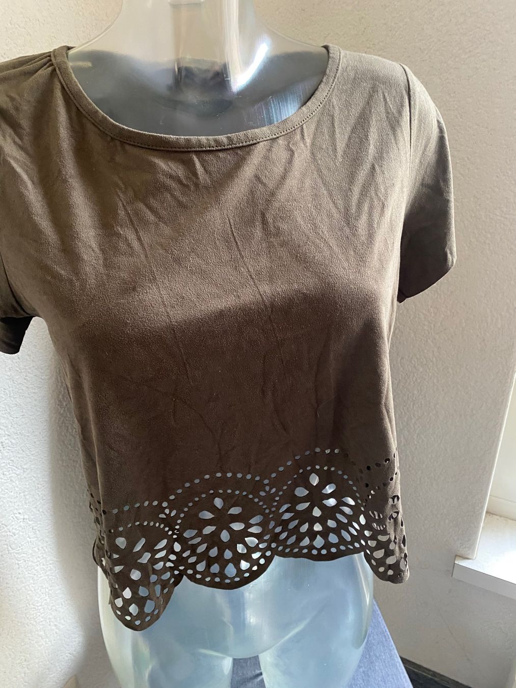 T-shirt: agaci T-Shirt kaki Grösse S – Usato da Allenwinden venduto da Obalu 1
