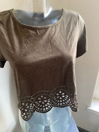 agaci T-Shirt kaki Grösse S
