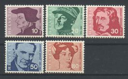 1969, Nr.471–475, Portraitmarken I (1) **