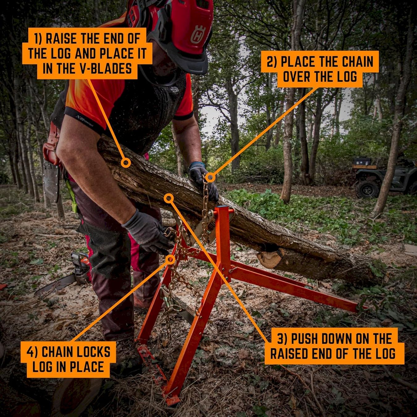 Alle Werkzeuge: Forest Master Sägeständer Typ USH – Neu und originalverpackt aus Bottighofen von zaap 5