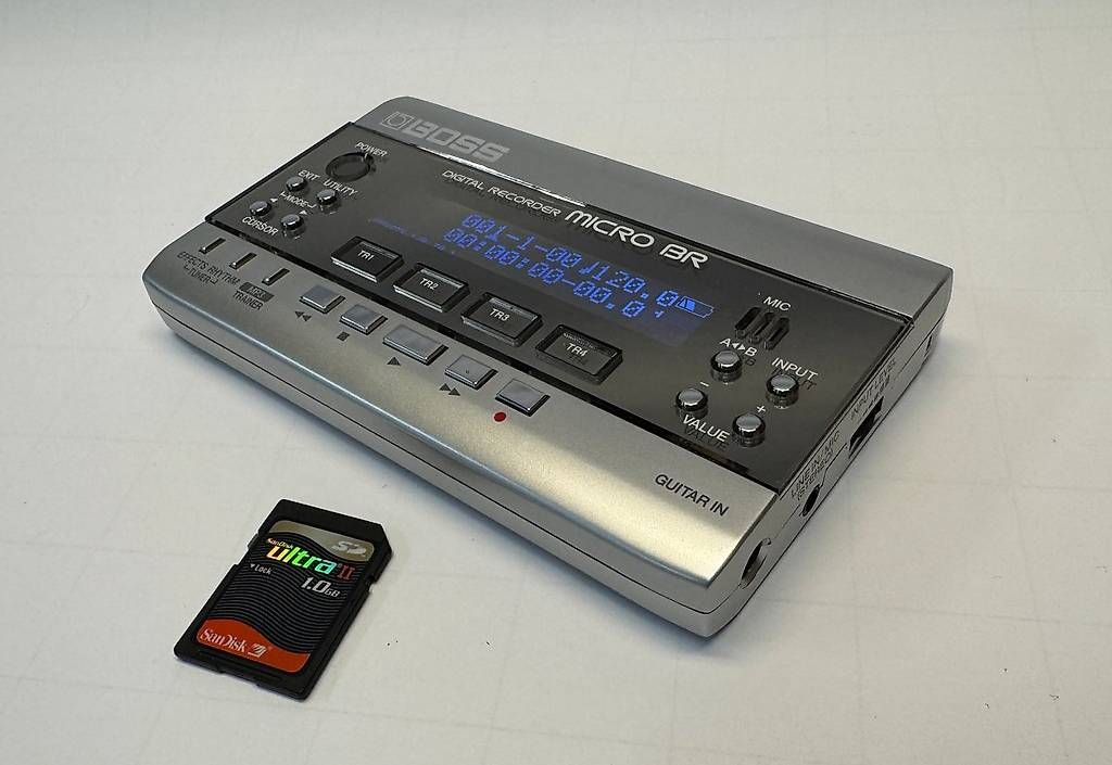 Aufnahmegeräte: BOSS Micro BR - Digital Recorder - mit 1GB SD-Karte – Gebraucht aus Oberhof von LM1979