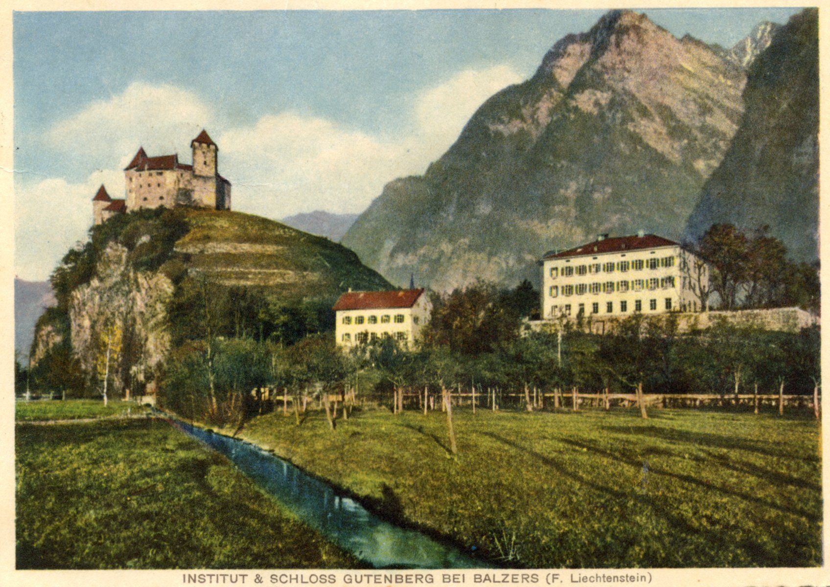 Ansichtskarten: Balzers 1943 – Gebraucht aus Ruggell von spalkur42