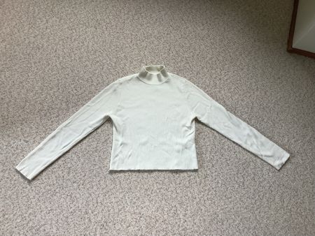 Rollkragenpullover weiss 152