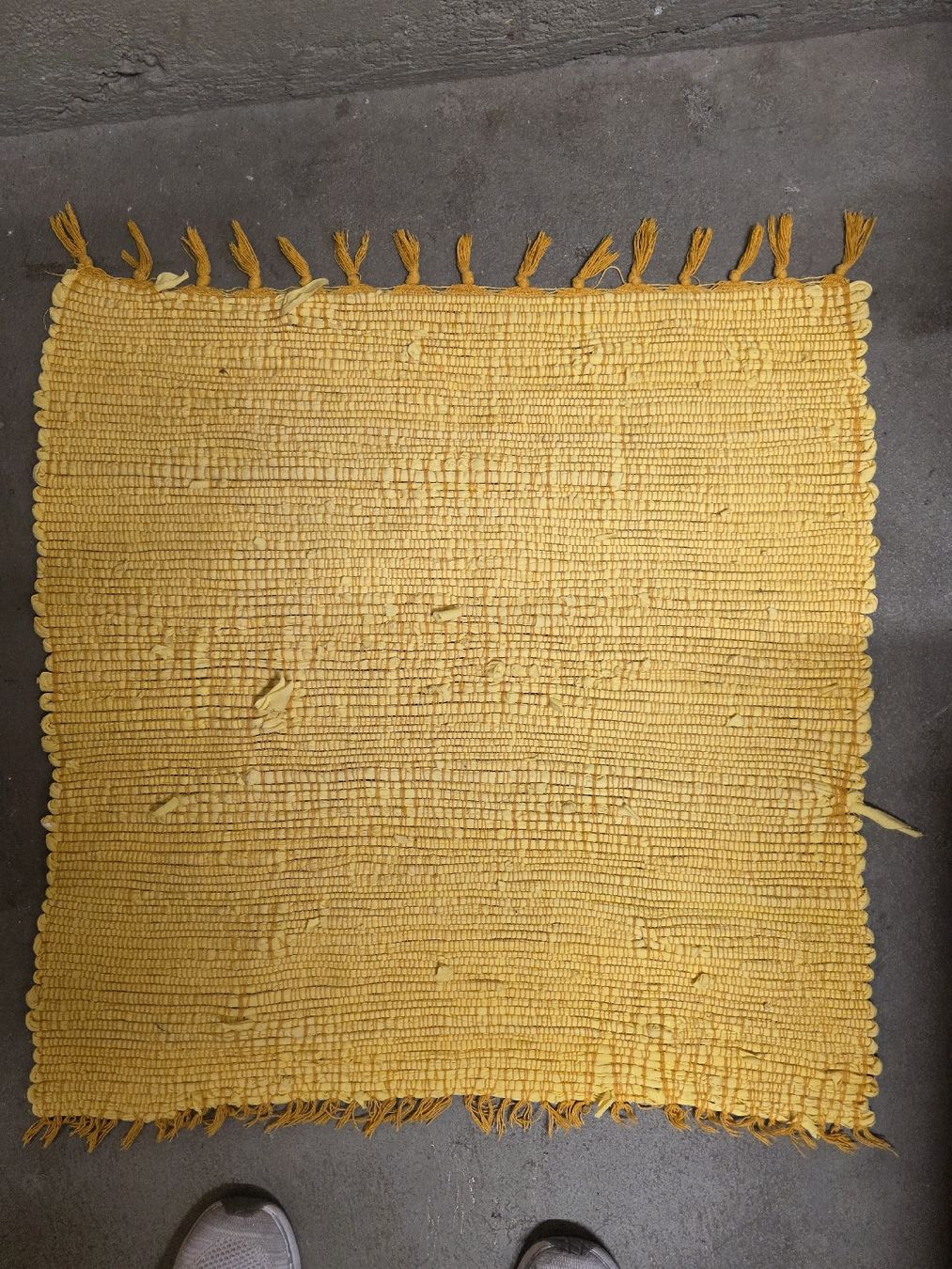 Tappeti: 2 x Teppich, gelb, mit Fransen, Sommer-Deko – Usato da Horw venduto da Zedy01 3