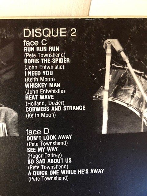 Dischi in vinile: Who – Usato da Aarwangen venduto da Jukebox3 4
