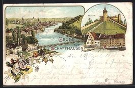 Litho Schaffhausen, Munoth, Schiff, Orts