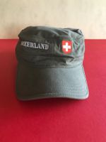 Cap Mütze Käppi SWITZERLAND🇨🇭Militärlook feldgrün 59 cm