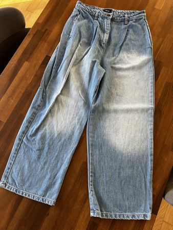 DIXIE Jeans Wide Leg Gr. M Hellblau High Waist 