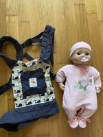 Baby Annabell Puppe und Ergobaby Trage Walmuster guter Zusta