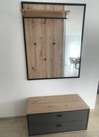 Garderobe Spiegel Kleiderstange Garderobenbank Kommode