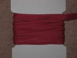 Paspelband Baumwolle weinrot 1cm breit