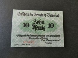 Dt. Reich, Bernsbach - Notgeld