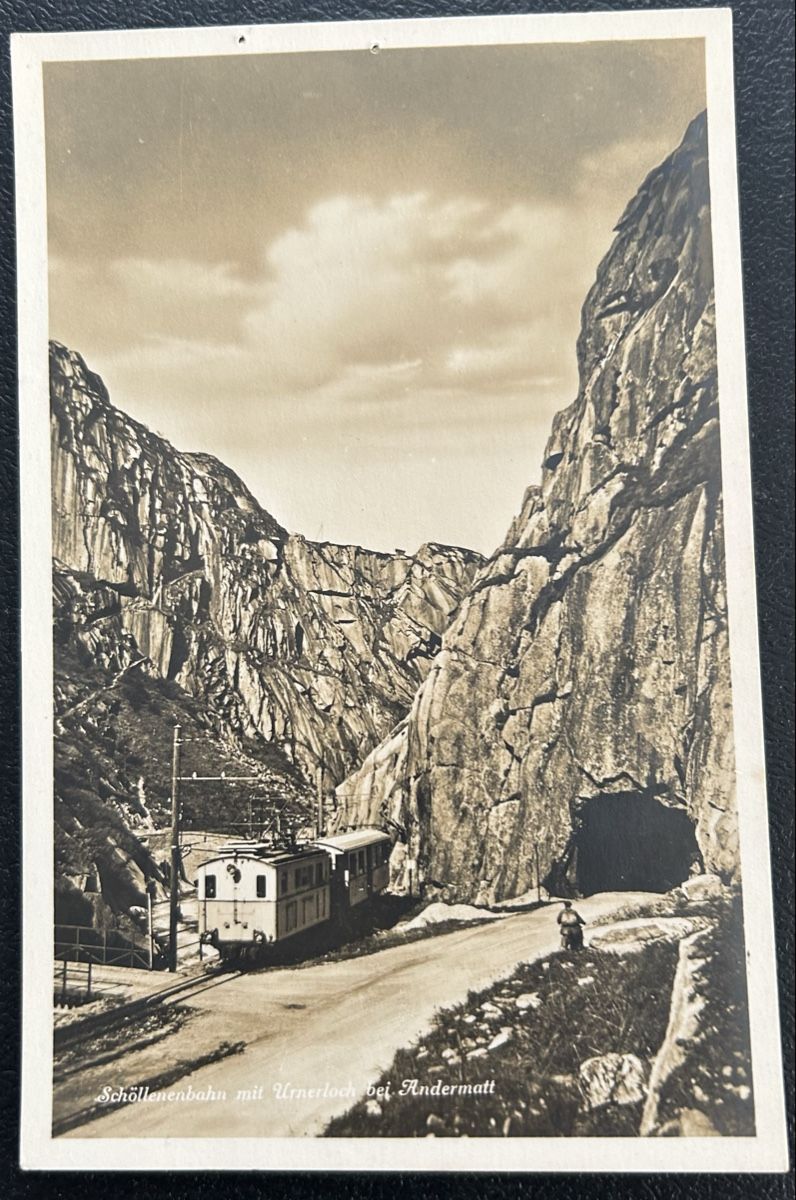 Ansichtskarten: Fotokarte Schöllenenbahn  – Gebraucht aus Horw von Tellbub