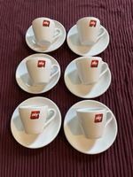 Espresso Tassenset illy Cafe 6er Set Porzellan Weiss
