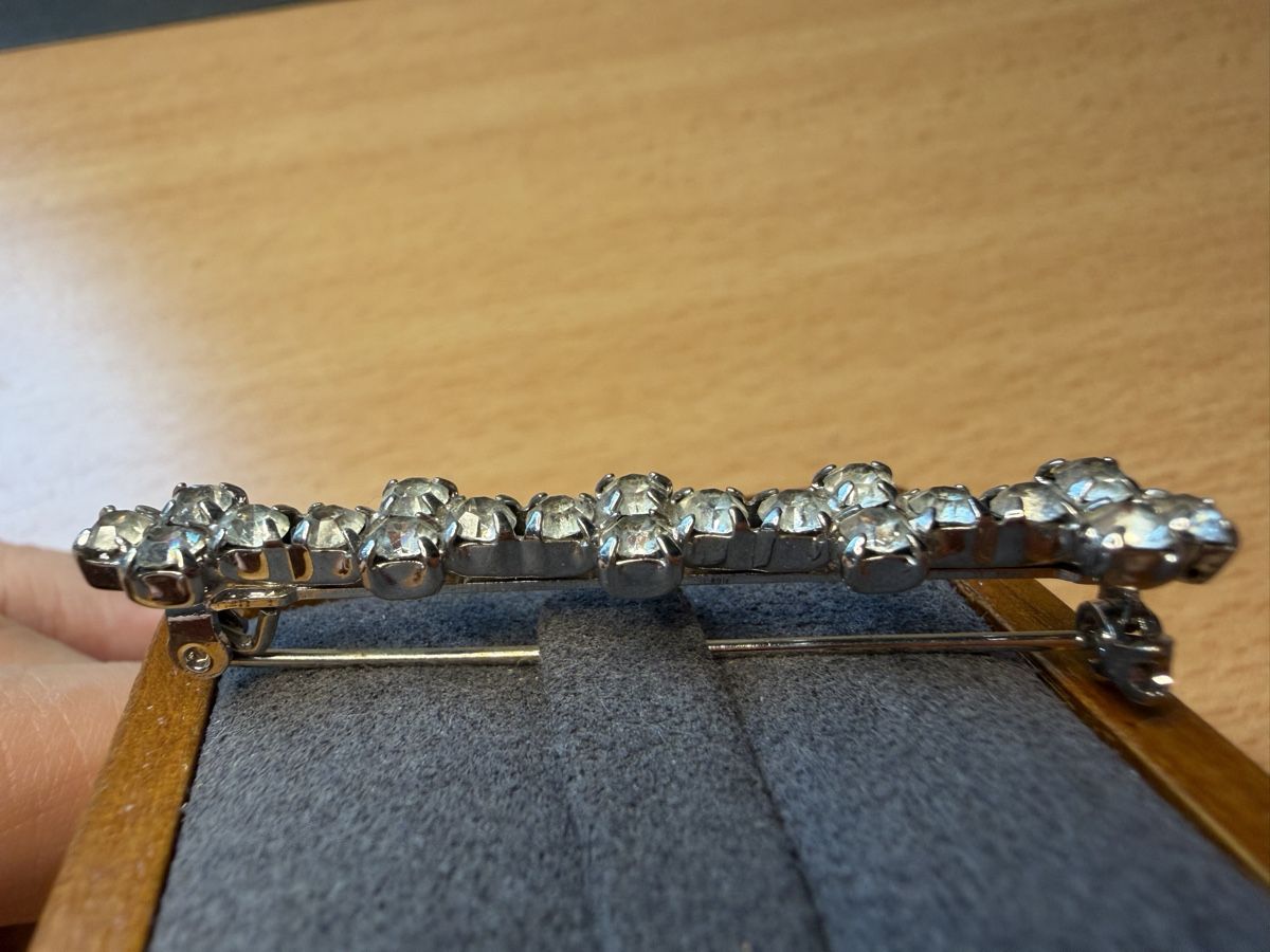 Broches & Aiguilles: Antike Strass-Brosche, 7 cm lang – D'occasion à Lamone par LaCantinaMagica 4