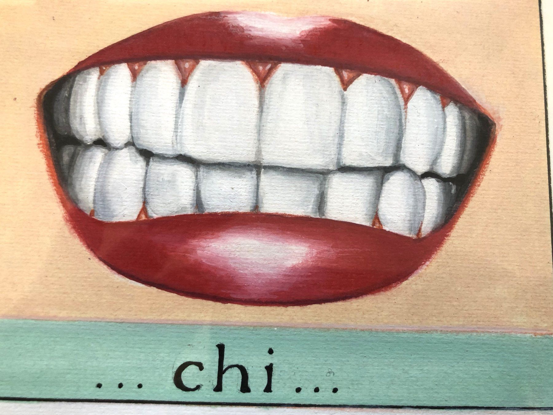 Dipinti: Pop Art - Bild - "Chuchichäschtli!" - Aquarell – Usato da Schaffhausen venduto da durruti 3