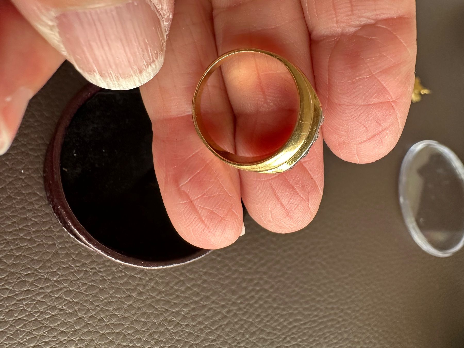 Ringe: Goldring mit Diamanten, Gold 750 – Gebraucht aus St. Gallen von schneestern1111 2