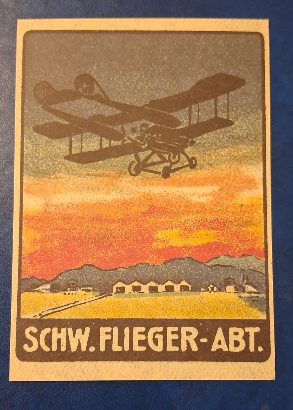 Cartoline postali: 3 Ansichtskarten Schw. Flieger Abt. – Usato da Täuffelen venduto da Tom1291