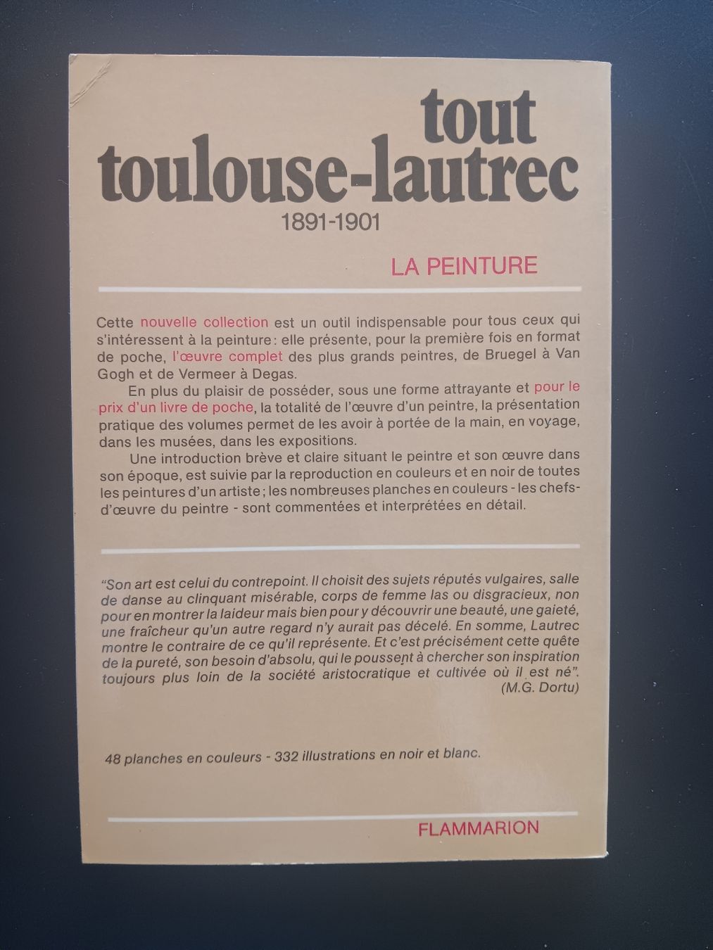 Bücher: Tout Toulouse Lautrec – Gebraucht aus Lausanne von Grabock 1