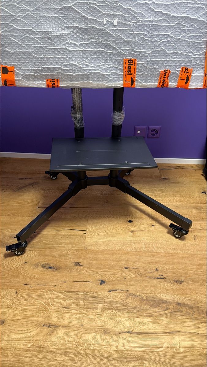 Hama Supporti a parete: TV Stand Mobile Black Height Adjustable Wheels – Usato da Oberägeri venduto da eve_w5nl