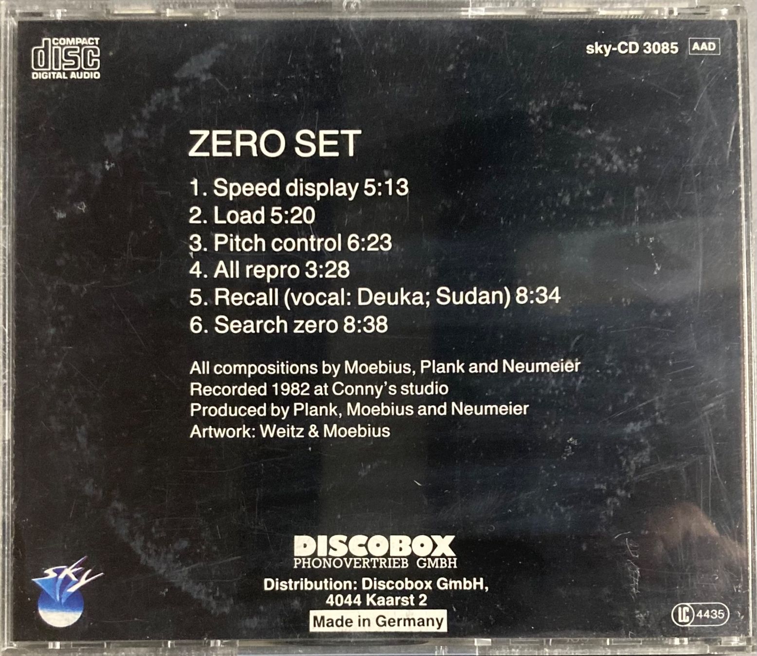 Dischi in vinile: ENO / MOEBIUS / ROEDELIUS / PLANK - BEGEGNUNGEN – Usato da Poliez-Pittet venduto da Newtown-Records 1