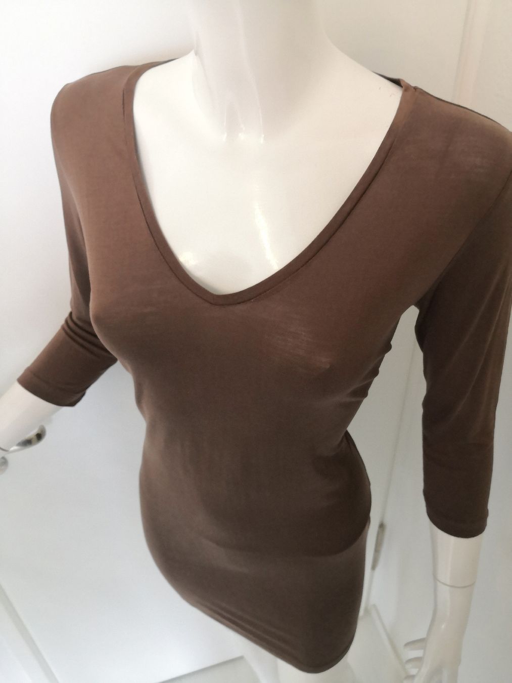Mango Robes: 🤩MANGO KLEID BRAUN & V-SCHNITT – Neuf (Voir description) à Olten par Naja-Twins-Twins 9