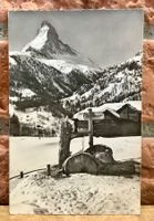 1967 - WINKELMATTEN mit Matterhorn - Werbe Luftpost Stempel