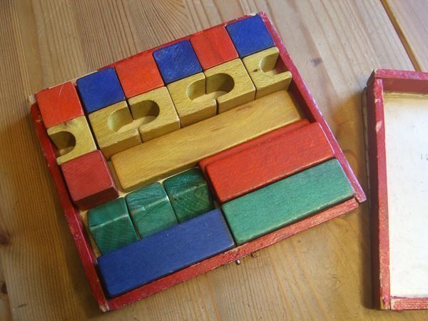 Kit di costruzioni: alter Holzbaukasten "Adria" – Usato da Winterthur venduto da Gaia 7