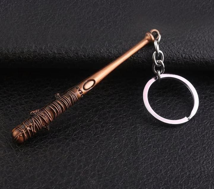 Schlüsselanhänger Lucille Negan Bronze Baseballschläger DVD (Neu Und Originalverpackt) In - Foto 11