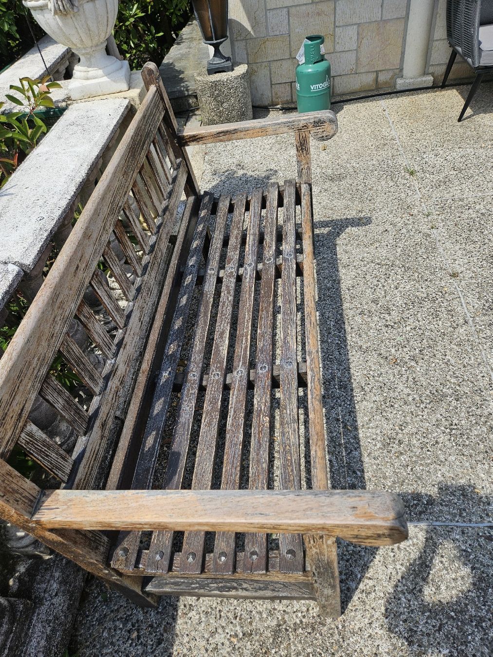 Bancs: Sitzbank Garten Holz – D'occasion à Therwil par cag_jy2h 1