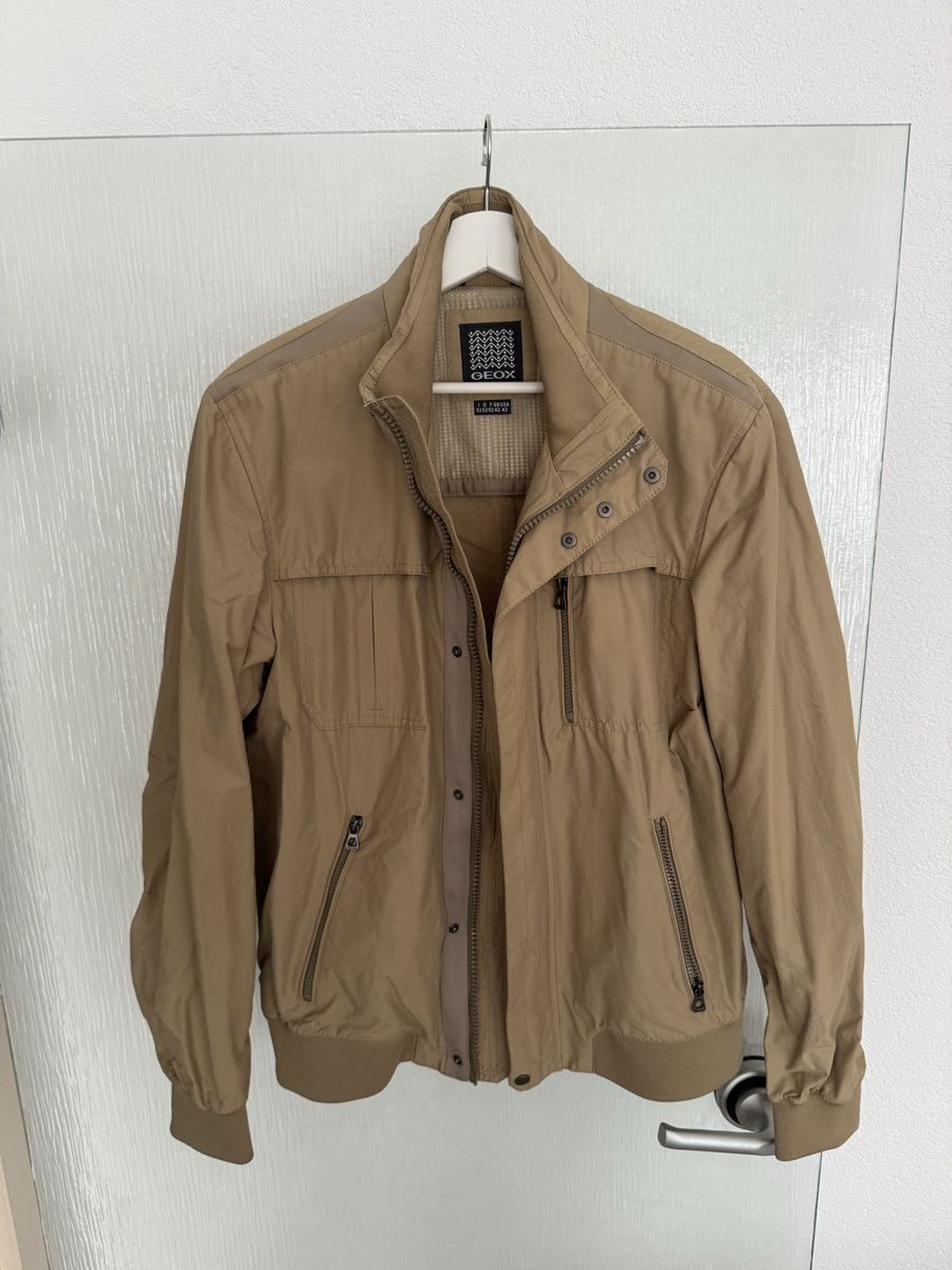 Geox Giacche: Herren Übergangsjacke Geox Gr. 52, beige – Nuovo (secondo la descrizione) da Kaiseraugst venduto da dor_8qqn