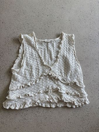Mango Sommer Strick Top