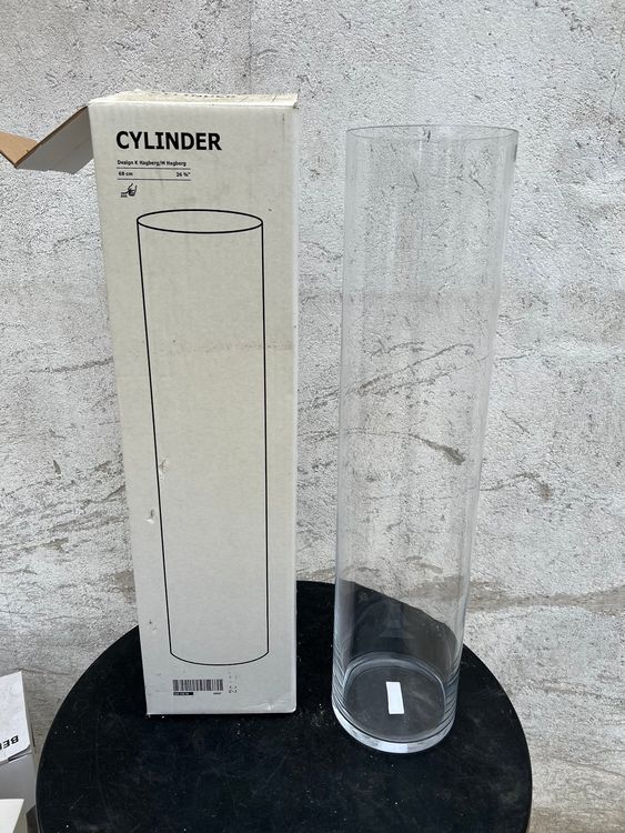 Schöne grosse Vase Ikea Cylinder 68cm Kaufen auf Ricardo