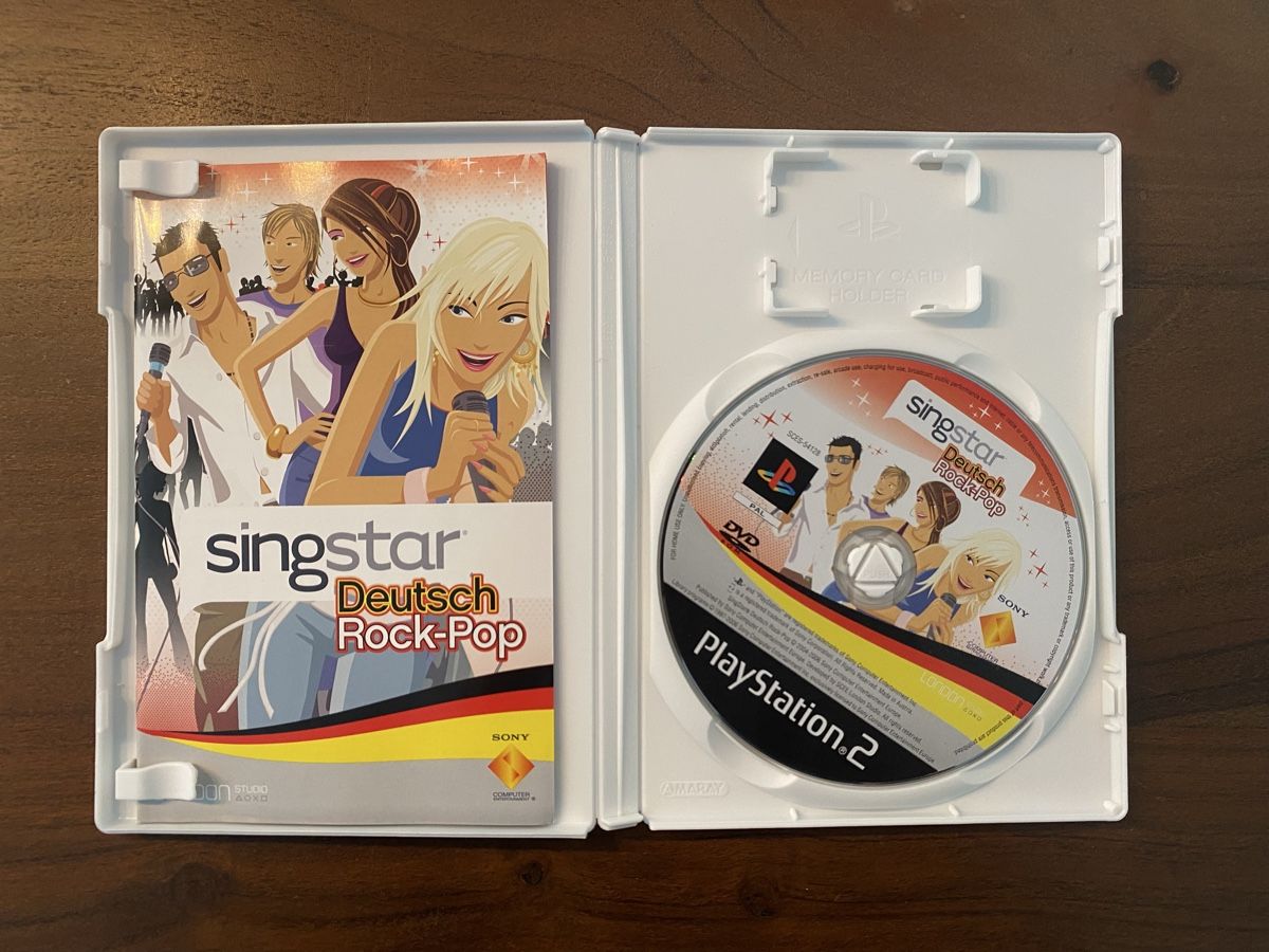 Sony Giochi: SingStar Deutsch Rock-Pop für PS2 – Usato da Thunstetten venduto da Virus_33 1