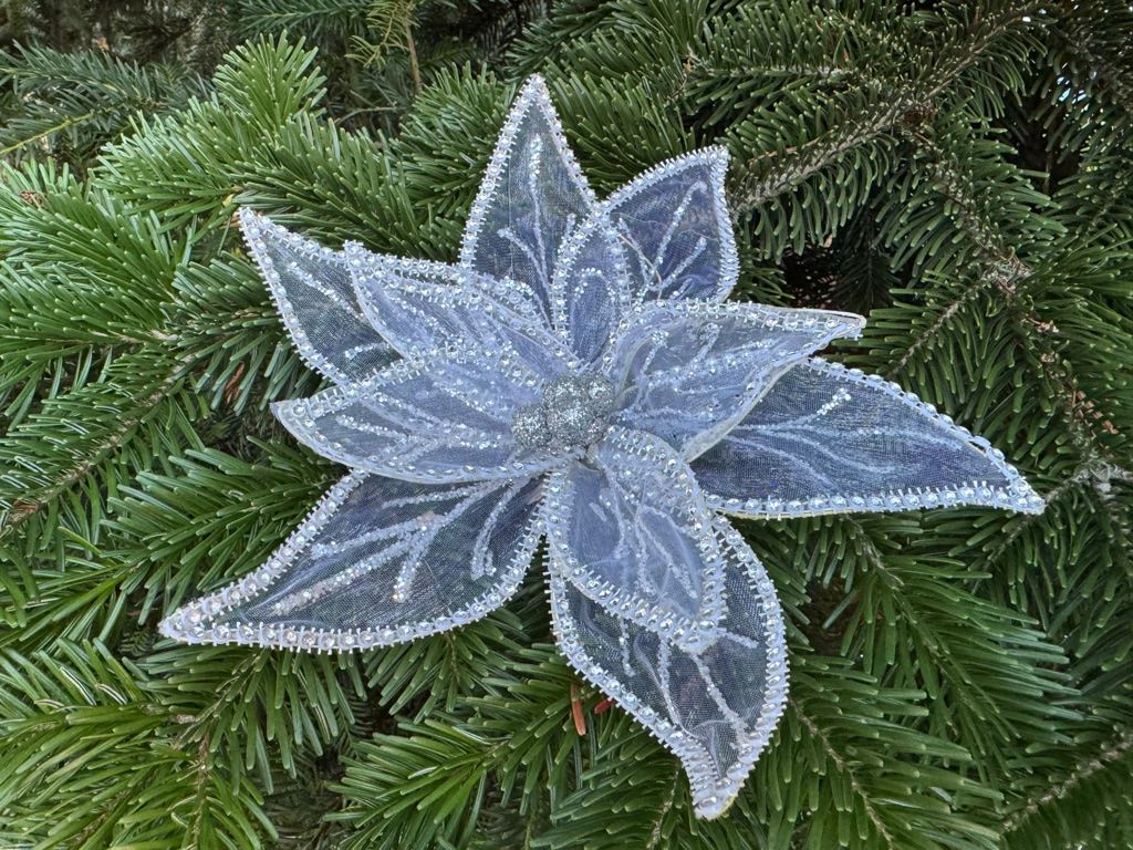 Tutte le decorazioni: Hochzeit - Blume - Eiskristall - Glitzer - silber - neu – Nuovo (secondo la descrizione) da Zürich venduto da Alot16 2