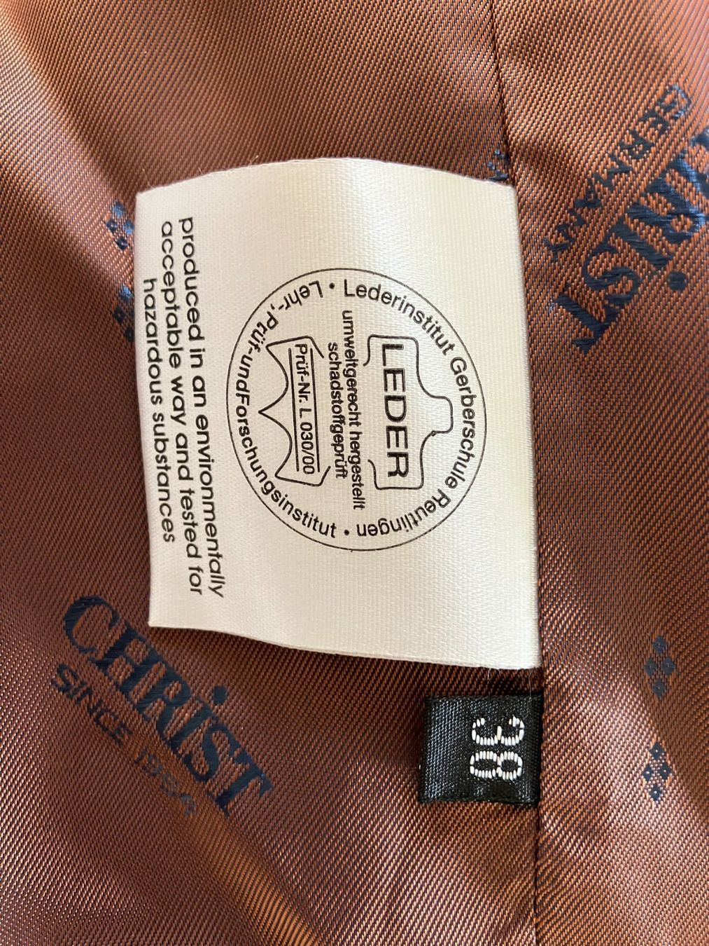Vestes: Werner Christ Lederblouson Gr.38 – D'occasion à Laupen ZH par kar_lfz6 5