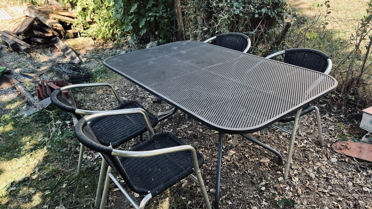 Set di tavolo e panche: Gartentisch mit 4 Stühlen – Usato da Aadorf venduto da bobby_b