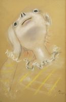 Jean Cocteau, Originalzeichnung mit Expertise
