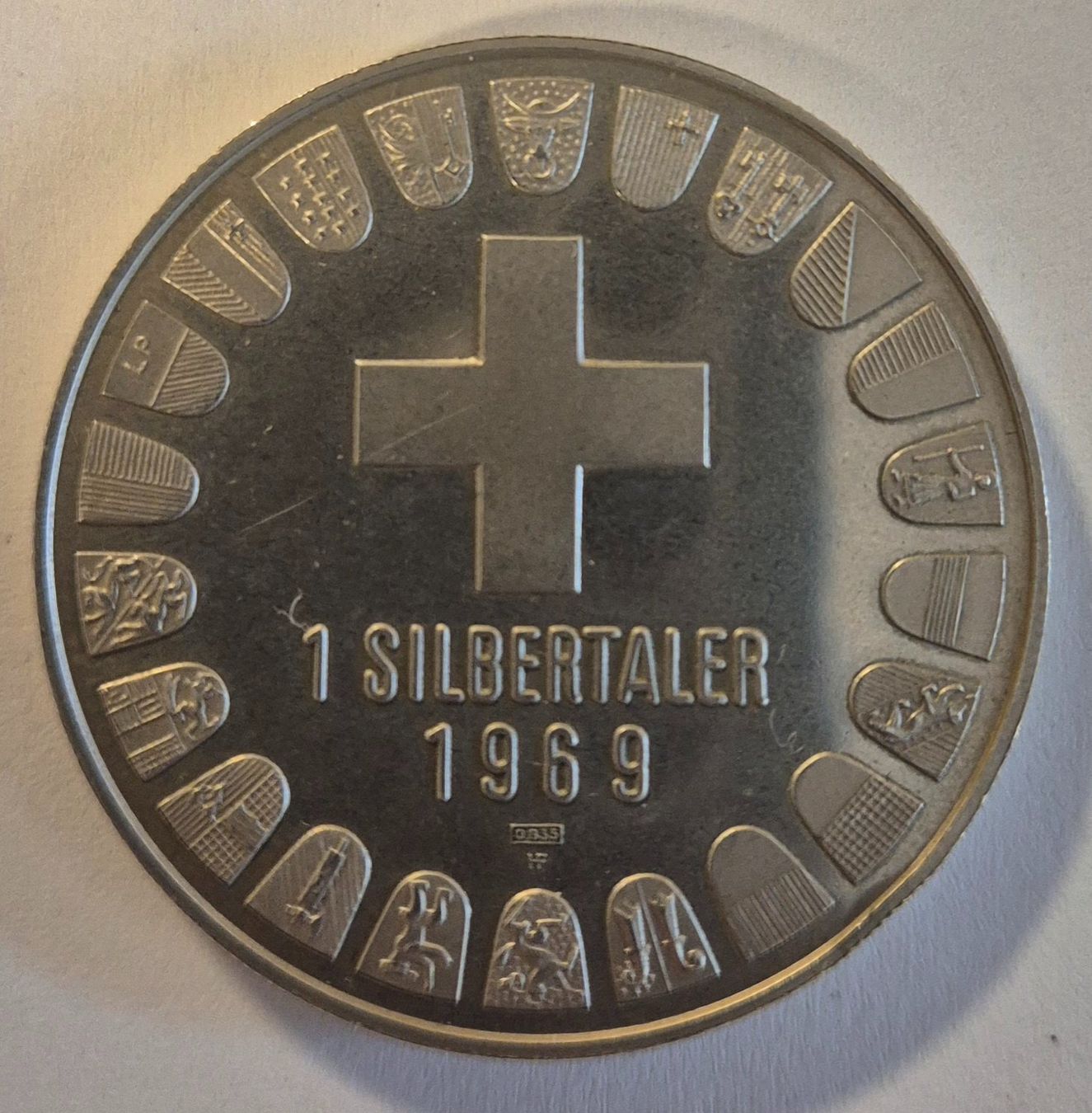 Medaglie: 1 Silbertaler Zug 1969  ab 1 Fr. ! – Usato da Luzern venduto da Vreneli_1