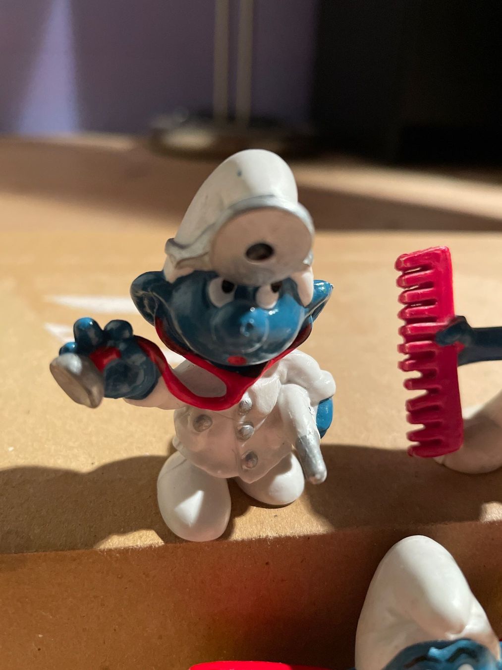 Schleich Figuren: 3 SCHLEICH / PEYO Schlümpfe 70er Jahre – Gebraucht aus Frasnacht von GracyStore 1