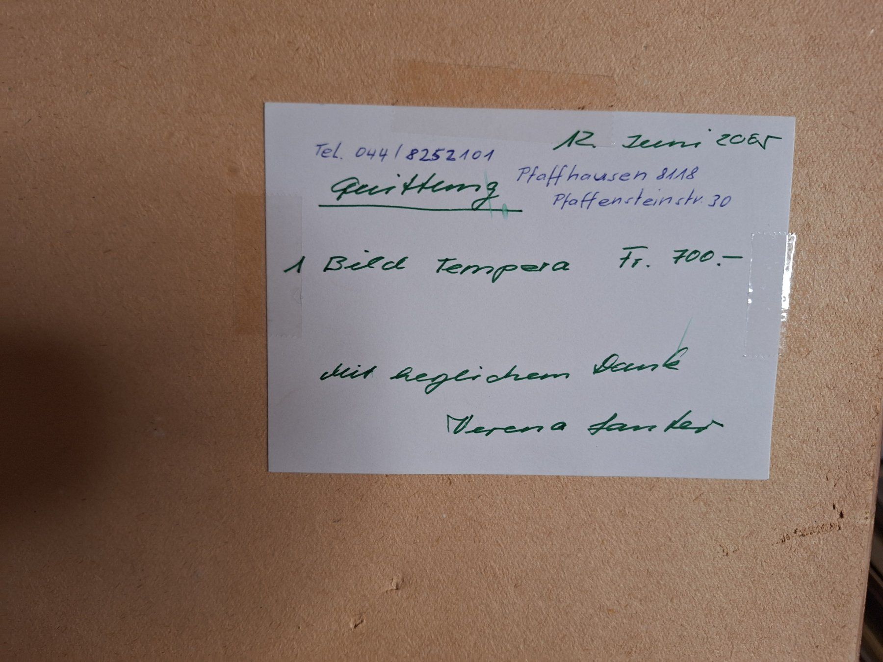 Tableaux: Gemälde Tempera,  signiert V.L. – D'occasion à Appenzell par Mar_ijan 5