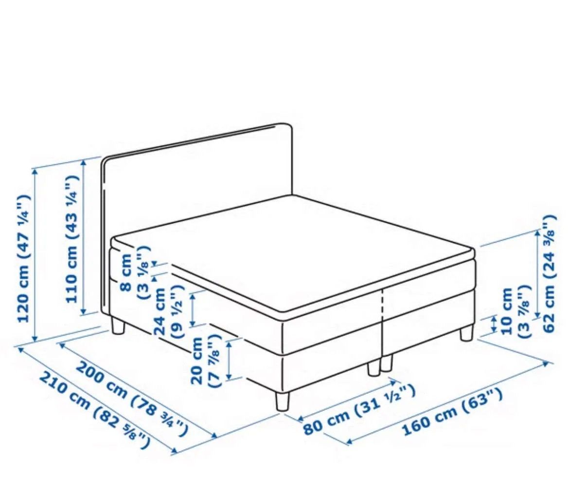 Ikea Betten: Lit IKEA DUNVIK 160x200 – Gebraucht aus Genève von julian-b 3
