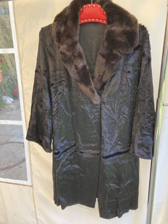 Mantel schwarz
