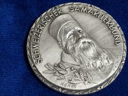 (3) 1 Medaille 800 Silber, Durchmesser 42 mm, 48 Gramm
